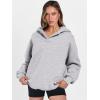 imageANRABESS Womens Oversized Hoodies V Neck Sweatshirts Long Sleeve Pullover Casual Fall Teen Girls Preppy Clothes 2025 TrendyLight Gray