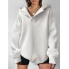 imageANRABESS Womens Oversized Hoodies V Neck Sweatshirts Long Sleeve Pullover Casual Fall Teen Girls Preppy Clothes 2025 TrendyWhite