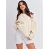 imageANRABESS Womens Sweatshirts Hoodies Crewneck Oversized Fleece Pullover Sweaters Cute Top Y2K Teen Girls Preppy Clothes 2024Apricot
