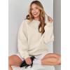 imageANRABESS Womens Sweatshirts Hoodies Crewneck Oversized Fleece Pullover Sweaters Cute Top Y2K Teen Girls Preppy Clothes 2024Apricot