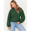 imageANRABESS Womens Sweatshirts Hoodies Crewneck Oversized Fleece Pullover Sweaters Cute Top Y2K Teen Girls Preppy Clothes 2024Dark Green