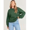 imageANRABESS Womens Sweatshirts Hoodies Crewneck Oversized Fleece Pullover Sweaters Cute Top Y2K Teen Girls Preppy Clothes 2024Dark Green