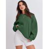 imageANRABESS Womens Sweatshirts Hoodies Crewneck Oversized Fleece Pullover Sweaters Cute Top Y2K Teen Girls Preppy Clothes 2024Dark Green