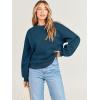imageANRABESS Womens Sweatshirts Hoodies Crewneck Oversized Fleece Pullover Sweaters Cute Top Y2K Teen Girls Preppy Clothes 2024Deep Blue