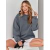 imageANRABESS Womens Sweatshirts Hoodies Crewneck Oversized Fleece Pullover Sweaters Cute Top Y2K Teen Girls Preppy Clothes 2024Deep Gray