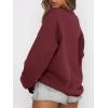 imageANRABESS Womens Sweatshirts Hoodies Crewneck Oversized Fleece Pullover Sweaters Cute Top Y2K Teen Girls Preppy Clothes 2024Deep Red