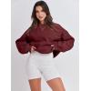 imageANRABESS Womens Sweatshirts Hoodies Crewneck Oversized Fleece Pullover Sweaters Cute Top Y2K Teen Girls Preppy Clothes 2024Deep Red