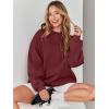 imageANRABESS Womens Sweatshirts Hoodies Crewneck Oversized Fleece Pullover Sweaters Cute Top Y2K Teen Girls Preppy Clothes 2024Deep Red