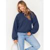 imageANRABESS Womens Sweatshirts Hoodies Crewneck Oversized Fleece Pullover Sweaters Cute Top Y2K Teen Girls Preppy Clothes 2024Dusty Blue
