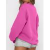 imageANRABESS Womens Sweatshirts Hoodies Crewneck Oversized Fleece Pullover Sweaters Cute Top Y2K Teen Girls Preppy Clothes 2024Hot Pink