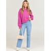 imageANRABESS Womens Sweatshirts Hoodies Crewneck Oversized Fleece Pullover Sweaters Cute Top Y2K Teen Girls Preppy Clothes 2024Hot Pink