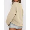 imageANRABESS Womens Sweatshirts Hoodies Crewneck Oversized Fleece Pullover Sweaters Cute Top Y2K Teen Girls Preppy Clothes 2024Khaki Brown