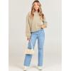 imageANRABESS Womens Sweatshirts Hoodies Crewneck Oversized Fleece Pullover Sweaters Cute Top Y2K Teen Girls Preppy Clothes 2024Khaki Brown