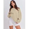 imageANRABESS Womens Sweatshirts Hoodies Crewneck Oversized Fleece Pullover Sweaters Cute Top Y2K Teen Girls Preppy Clothes 2024Khaki Brown