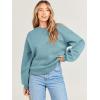 imageANRABESS Womens Sweatshirts Hoodies Crewneck Oversized Fleece Pullover Sweaters Cute Top Y2K Teen Girls Preppy Clothes 2024Lake Green