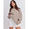 imageANRABESS Womens Sweatshirts Hoodies Crewneck Oversized Fleece Pullover Sweaters Cute Top Y2K Teen Girls Preppy Clothes 2024Light Khaki