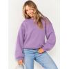 imageANRABESS Womens Sweatshirts Hoodies Crewneck Oversized Fleece Pullover Sweaters Cute Top Y2K Teen Girls Preppy Clothes 2024Light Purple