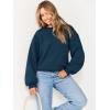 imageANRABESS Womens Sweatshirts Hoodies Crewneck Oversized Fleece Pullover Sweaters Cute Top Y2K Teen Girls Preppy Clothes 2024Navy Blue