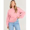 imageANRABESS Womens Sweatshirts Hoodies Crewneck Oversized Fleece Pullover Sweaters Cute Top Y2K Teen Girls Preppy Clothes 2024Pink