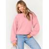 imageANRABESS Womens Sweatshirts Hoodies Crewneck Oversized Fleece Pullover Sweaters Cute Top Y2K Teen Girls Preppy Clothes 2024Pink