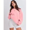 imageANRABESS Womens Sweatshirts Hoodies Crewneck Oversized Fleece Pullover Sweaters Cute Top Y2K Teen Girls Preppy Clothes 2024Pink