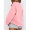 imageANRABESS Womens Sweatshirts Hoodies Crewneck Oversized Fleece Pullover Sweaters Cute Top Y2K Teen Girls Preppy Clothes 2024Pink