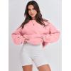 imageANRABESS Womens Sweatshirts Hoodies Crewneck Oversized Fleece Pullover Sweaters Cute Top Y2K Teen Girls Preppy Clothes 2024Pink