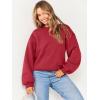 imageANRABESS Womens Sweatshirts Hoodies Crewneck Oversized Fleece Pullover Sweaters Cute Top Y2K Teen Girls Preppy Clothes 2024Red