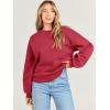 imageANRABESS Womens Sweatshirts Hoodies Crewneck Oversized Fleece Pullover Sweaters Cute Top Y2K Teen Girls Preppy Clothes 2024Red