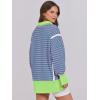 imageANRABESS Womens Sweatshirts Oversized Casual Loose Button Up Henley Pullover Top High Low Split 2025 Fall Fashion OutfitsPink Green