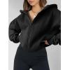 imageANRABESS Womens Zip Up Hoodies Oversized Sweatshirt Long Sleeve Fleece Jackets Coat Workout Y2K Outfits 2025 Fall TrendyBlack