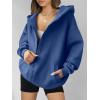 imageANRABESS Womens Zip Up Hoodies Oversized Sweatshirt Long Sleeve Fleece Jackets Coat Workout Y2K Outfits 2025 Fall TrendyDeep Blue