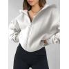 imageANRABESS Womens Zip Up Hoodies Oversized Sweatshirt Long Sleeve Fleece Jackets Coat Workout Y2K Outfits 2025 Fall TrendyOffwhite