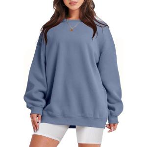 imageANRABESS Sweatshirt for Women Oversized Crewneck Hoodies Fleece Casual Pullover Top Fall Fashion Outfits Clothes 2025Blue