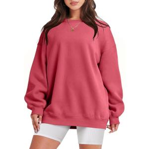 imageANRABESS Sweatshirt for Women Oversized Crewneck Hoodies Fleece Casual Pullover Top Fall Fashion Outfits Clothes 2025Peachy