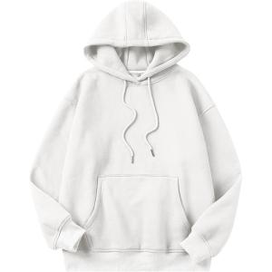 imageANRABESS Womens Oversized Fleece Hoodies Basic Pullover Sweatshirt Fall Fashion 2025 Outfits Trendy Y2k Teens Preppy ClothesWhite