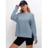 imageANRABESS Sweatshirts for women 2024 Fall Fashion Shirts Long Sleeve Crewneck Lightweight Side Split Casual Pullover TopLight Blue