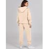 imageANRABESS Womens 2 Piece Outfits Lounge Hoodie Oversized Sweatshirt Jogger Sweatpants Y2K Tracksuit Sweatsuit Set Fall ClothesApricot