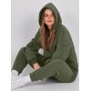 imageANRABESS Womens 2 Piece Outfits Lounge Hoodie Oversized Sweatshirt Jogger Sweatpants Y2K Tracksuit Sweatsuit Set Fall ClothesArmy Green