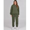 imageANRABESS Womens 2 Piece Outfits Lounge Hoodie Oversized Sweatshirt Jogger Sweatpants Y2K Tracksuit Sweatsuit Set Fall ClothesArmy Green
