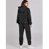 imageANRABESS Womens 2 Piece Outfits Lounge Hoodie Oversized Sweatshirt Jogger Sweatpants Y2K Tracksuit Sweatsuit Set Fall ClothesBlack