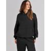 imageANRABESS Womens 2 Piece Outfits Lounge Hoodie Oversized Sweatshirt Jogger Sweatpants Y2K Tracksuit Sweatsuit Set Fall ClothesBlack