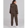 imageANRABESS Womens 2 Piece Outfits Lounge Hoodie Oversized Sweatshirt Jogger Sweatpants Y2K Tracksuit Sweatsuit Set Fall ClothesBrown