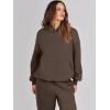 imageANRABESS Womens 2 Piece Outfits Lounge Hoodie Oversized Sweatshirt Jogger Sweatpants Y2K Tracksuit Sweatsuit Set Fall ClothesBrown