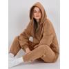 imageANRABESS Womens 2 Piece Outfits Lounge Hoodie Oversized Sweatshirt Jogger Sweatpants Y2K Tracksuit Sweatsuit Set Fall ClothesCoffee