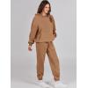 imageANRABESS Womens 2 Piece Outfits Lounge Hoodie Oversized Sweatshirt Jogger Sweatpants Y2K Tracksuit Sweatsuit Set Fall ClothesCoffee