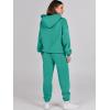 imageANRABESS Womens 2 Piece Outfits Lounge Hoodie Oversized Sweatshirt Jogger Sweatpants Y2K Tracksuit Sweatsuit Set Fall ClothesGreen