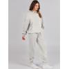 imageANRABESS Womens 2 Piece Outfits Lounge Hoodie Oversized Sweatshirt Jogger Sweatpants Y2K Tracksuit Sweatsuit Set Fall ClothesGrey