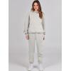 imageANRABESS Womens 2 Piece Outfits Lounge Hoodie Oversized Sweatshirt Jogger Sweatpants Y2K Tracksuit Sweatsuit Set Fall ClothesGrey