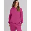imageANRABESS Womens 2 Piece Outfits Lounge Hoodie Oversized Sweatshirt Jogger Sweatpants Y2K Tracksuit Sweatsuit Set Fall ClothesHot Pink